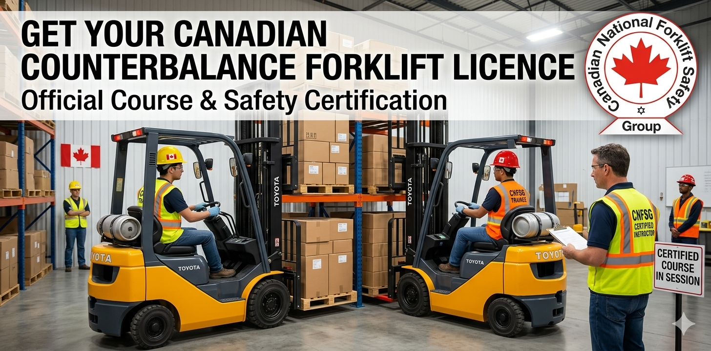 Counterbalance Forklift Licence Course in Canada