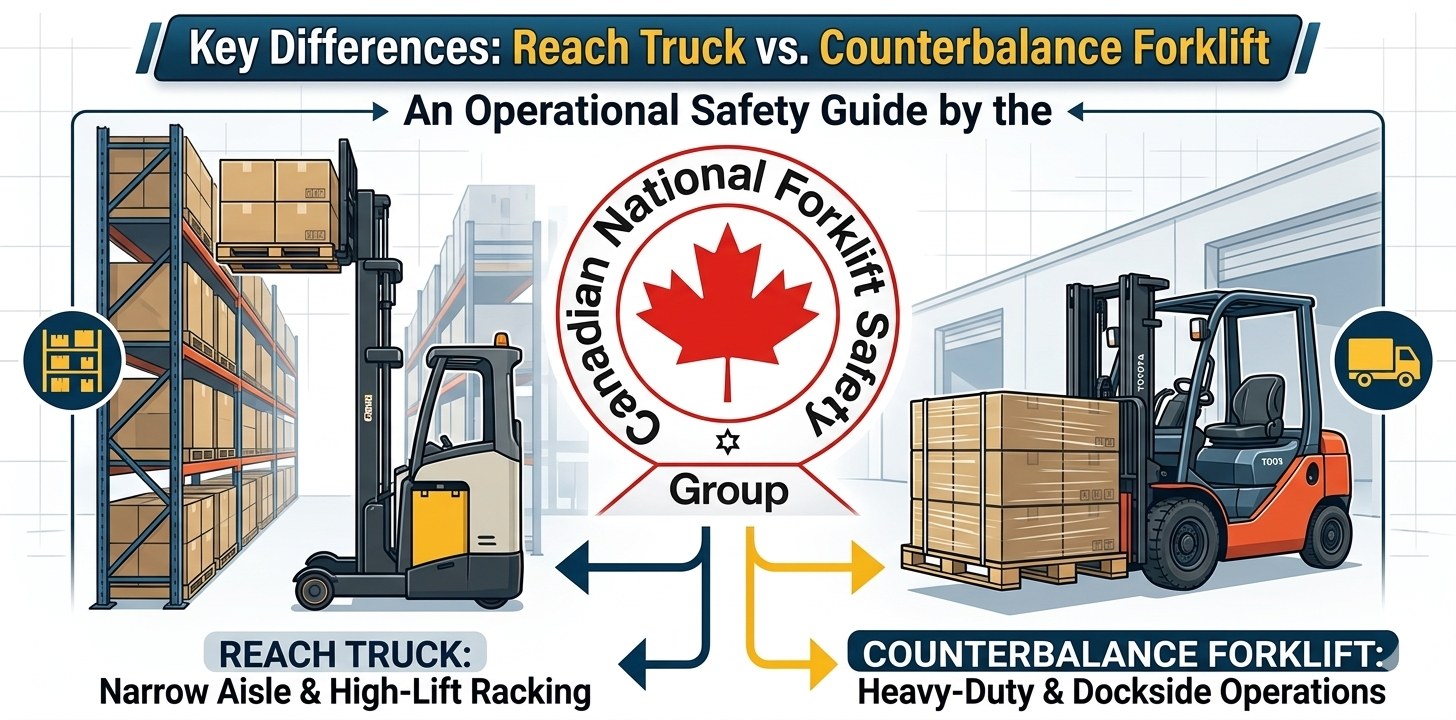reach truck vs counterbalance forklift